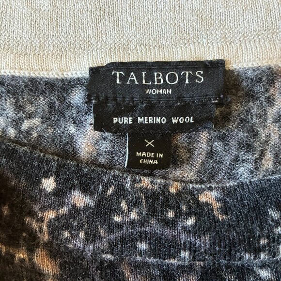 Talbots 100% Merino Wool Sweater Size Petite 1X - Preppy, Cozy, - Picture 5 of 7